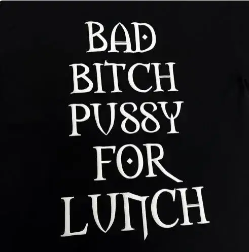 Ken Carson x Destroy Lonely Tour Merch T-Shirt — Black BAD colorway — Joyagoo Spreadsheet photo