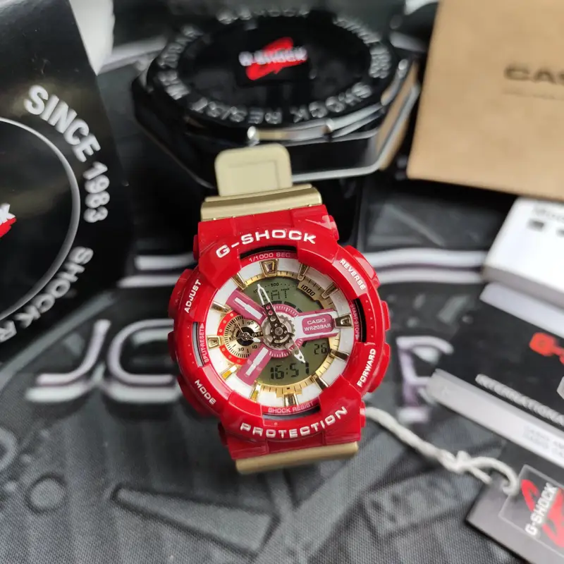 G-SHOCK Casio GA-110GW-7AER Watch — Iron Man colorway — Joyagoo Spreadsheet photo