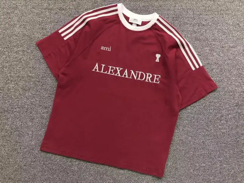 Ami Paris T-Shirt — claret colorway — Joyagoo Spreadsheet photo