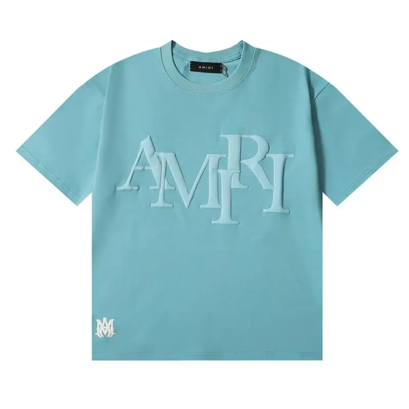 Amiri T-Shirts — Malachite blue colorway — Joyagoo Spreadsheet photo