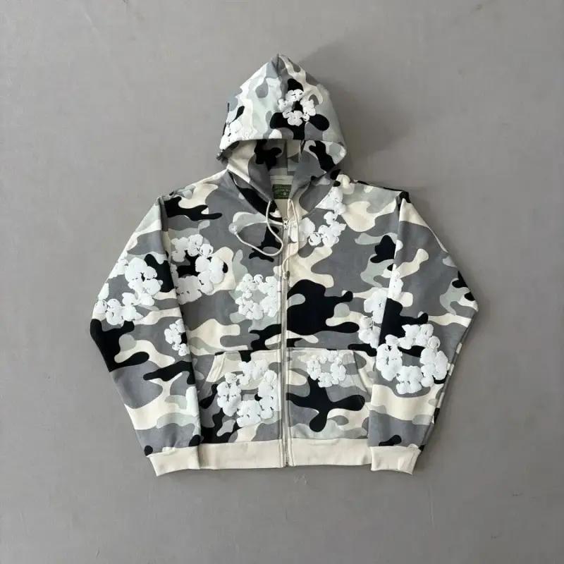 Denim Tears Hoodie — SNOW CAMO/white camouflage sweater colorway — Joyagoo Spreadsheet photo