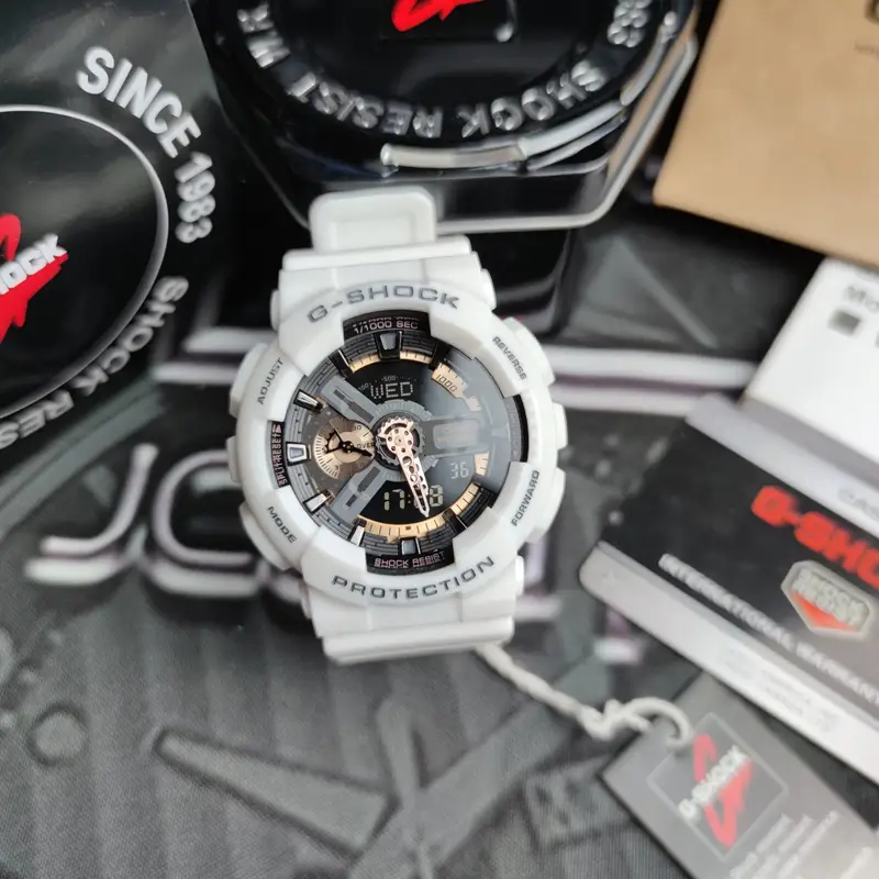 G-SHOCK Casio GA-110GW-7AER Watch — White rose gold colorway — Joyagoo Spreadsheet photo