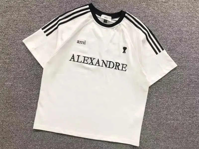 Ami Paris T-Shirt — white colorway — Joyagoo Spreadsheet photo