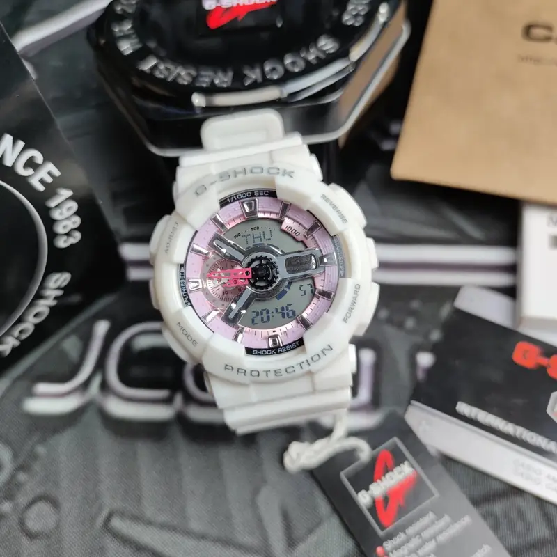 G-SHOCK Casio GA-110GW-7AER Watch — powder colorway — Joyagoo Spreadsheet photo