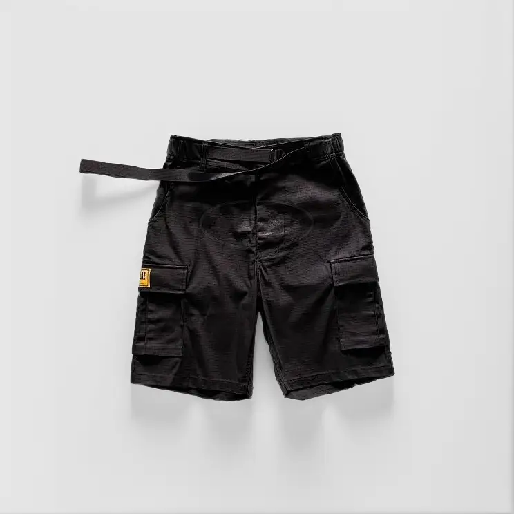 Corteiz Classic Cargo Triple Black Logo Shorts — triple black colorway — Joyagoo Spreadsheet photo
