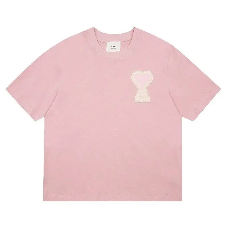 Ami Paris T-Shirts With Big Logo — Skin Pink colorway — Joyagoo Spreadsheet photo