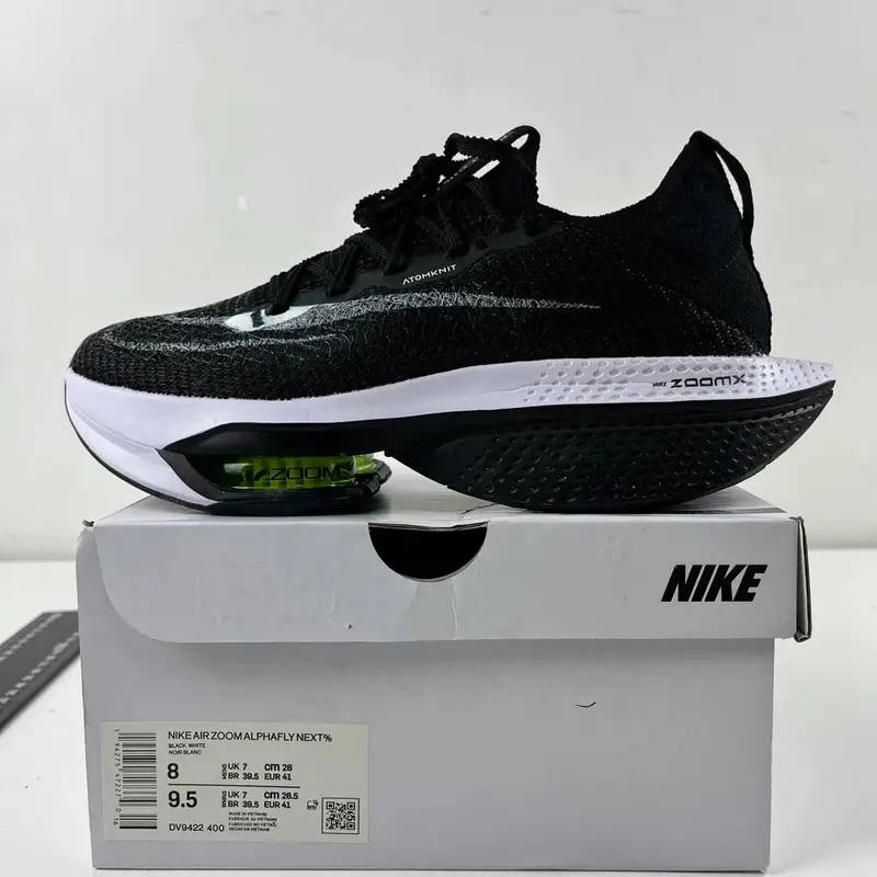 Nike Vaporfly Next% 2 — white and black DV9422-400 colorway — Joyagoo Spreadsheet photo