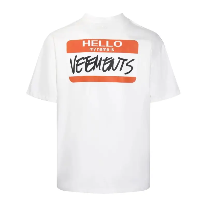 Vetements Hub T-Shirt — 10 white. colorway — Joyagoo Spreadsheet photo