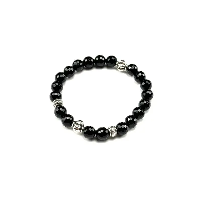 Chrome Hearts Beat Bracelet — Cut black agate colorway — Joyagoo Spreadsheet photo