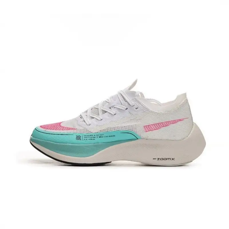 Nike Zoom Vaporfly NEXT% Orange — Marathon II [White Pink Blue]] colorway — Joyagoo Spreadsheet photo