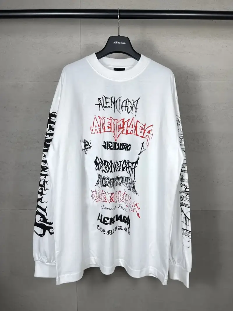 Balenciaga Raver Long Sleeve — white colorway — Joyagoo Spreadsheet photo