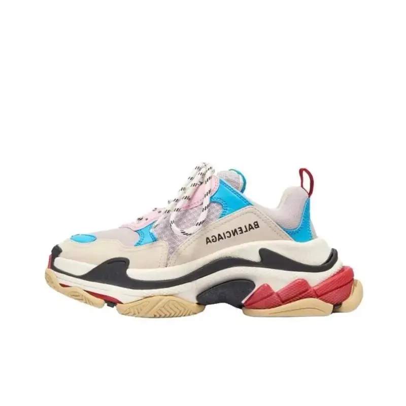 Balenciaga 3S White Shoes — white blue powder colorway — Joyagoo Spreadsheet photo
