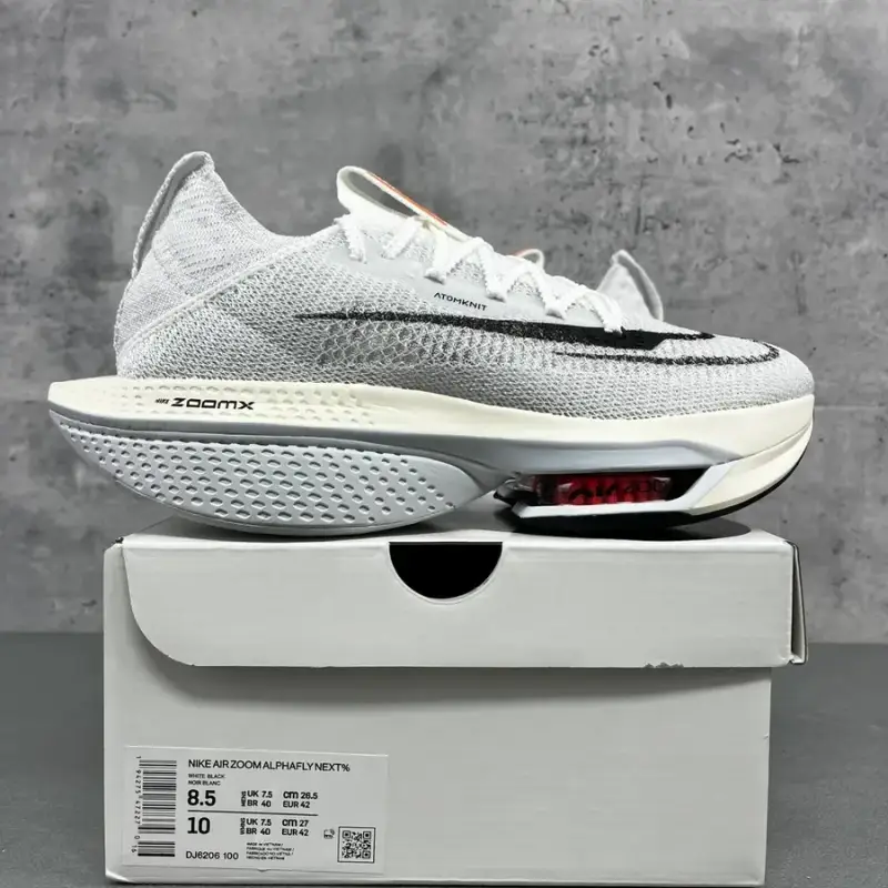 Nike Vaporfly Next% 2 — DJ6206-100 gray colorway — Joyagoo Spreadsheet photo
