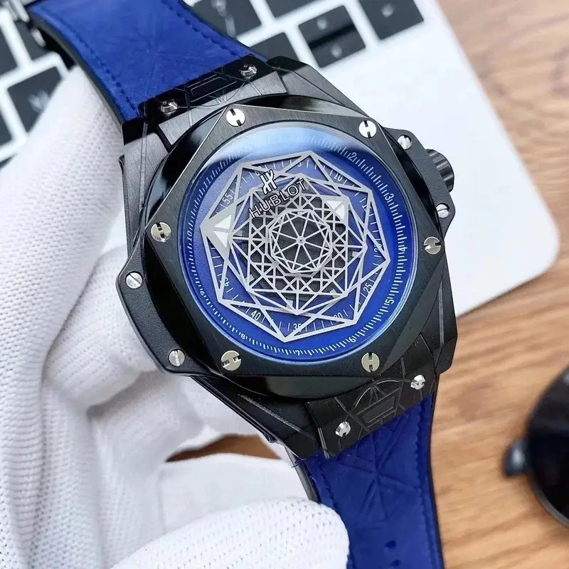 Hublot Big Bang Sang Bleu — Black  Blue Plate  Blue Belt colorway — Joyagoo Spreadsheet photo