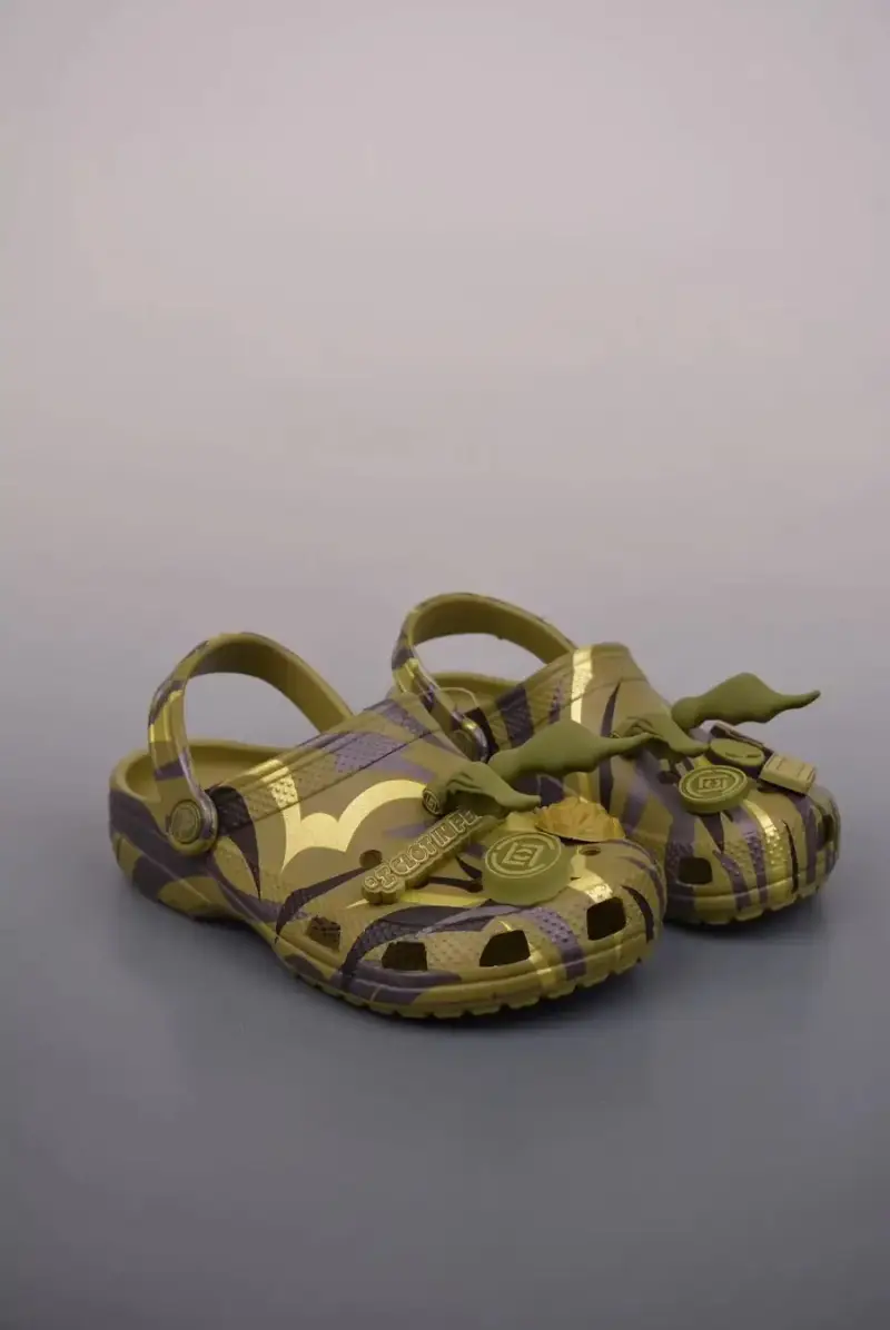 CLOT x Crocs Shoes — Military green colorway — Joyagoo Spreadsheet photo