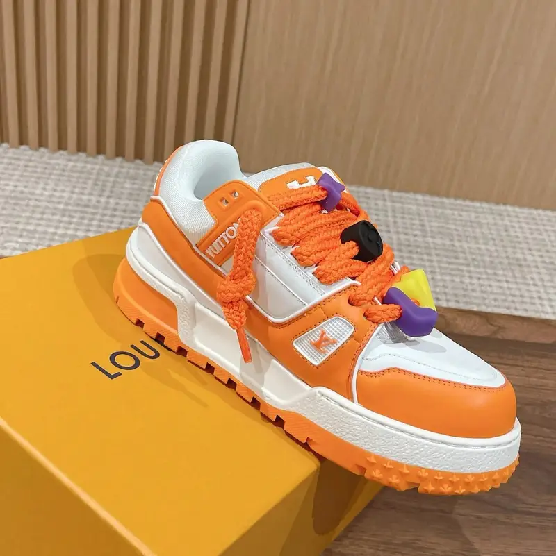 LV Trainers Maxi — Orange white colorway — Joyagoo Spreadsheet photo