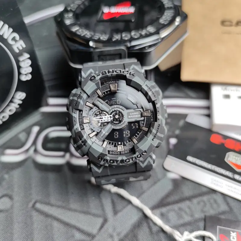 G-SHOCK Casio GA-110GW-7AER Watch — Black wheel colorway — Joyagoo Spreadsheet photo