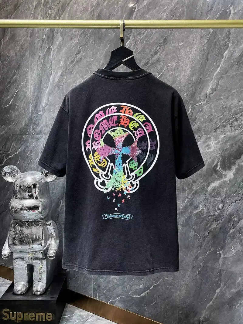 Chrome Hearts Leather Tee — 8772 wash water black colorway — Joyagoo Spreadsheet photo