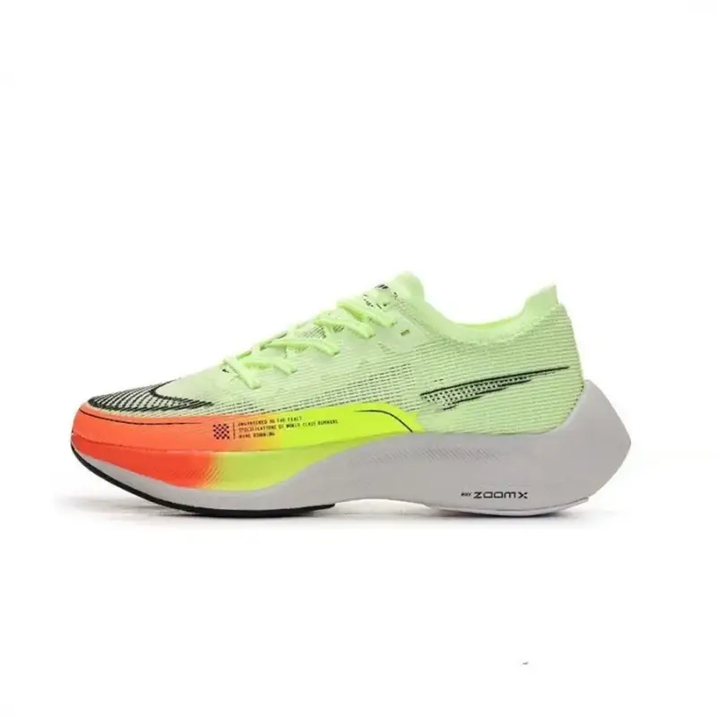 Nike Zoom Vaporfly NEXT% Orange — Marathon II [Green Orange]] colorway — Joyagoo Spreadsheet photo