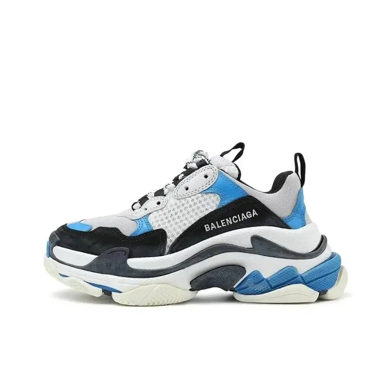 Balenciaga 3S White Shoes — black blue colorway — Joyagoo Spreadsheet photo