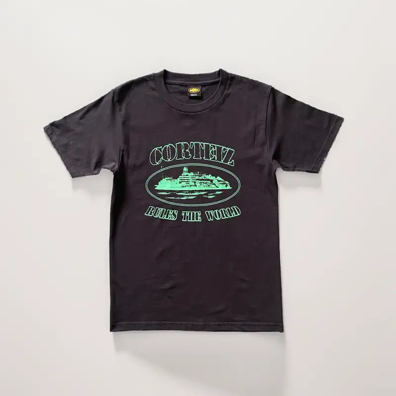 Corteiz Tee — Rules World Black colorway — Joyagoo Spreadsheet photo