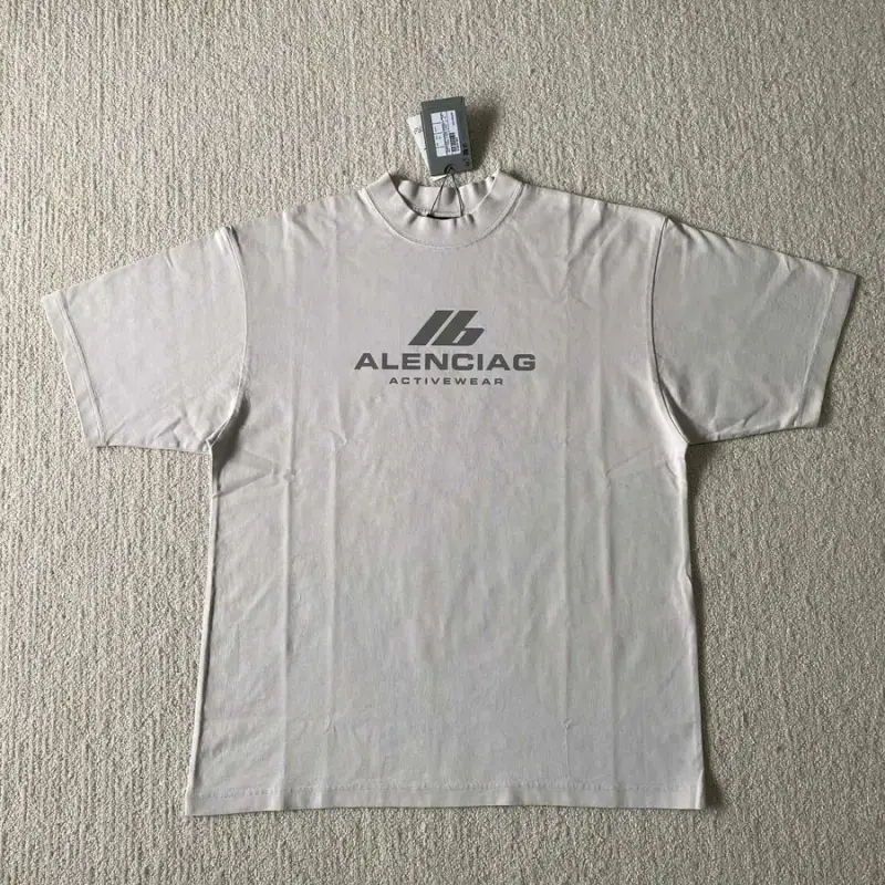 Balenciaga Activewear T-Shirts — Light gray colorway — Joyagoo Spreadsheet photo