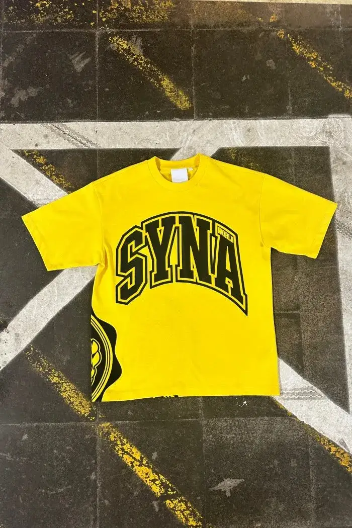syna world Tees — SYTX33 Yellow colorway — Joyagoo Spreadsheet photo