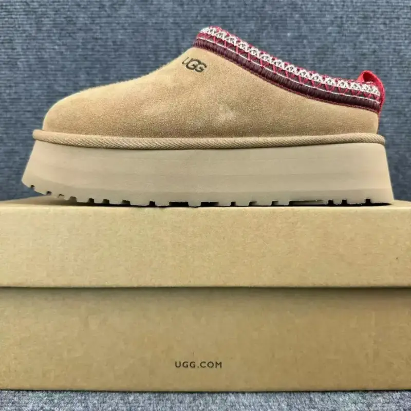 High Grey UGG Shoes — Ethnic thick bottom 2953-maroon colorway — Joyagoo Spreadsheet photo