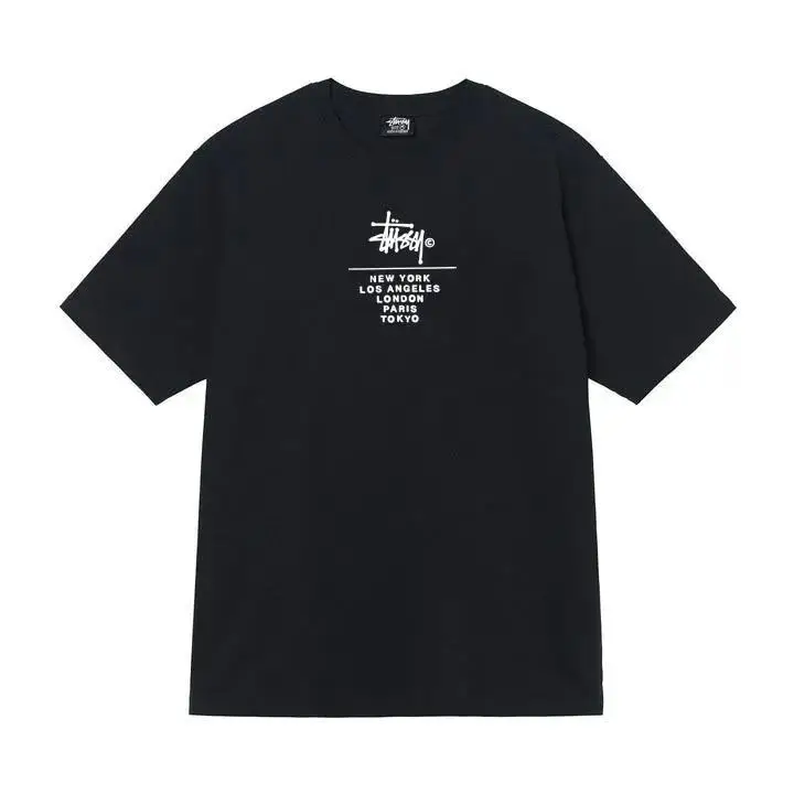 Stussy t-shirt — Black [with C]] colorway — Joyagoo Spreadsheet photo