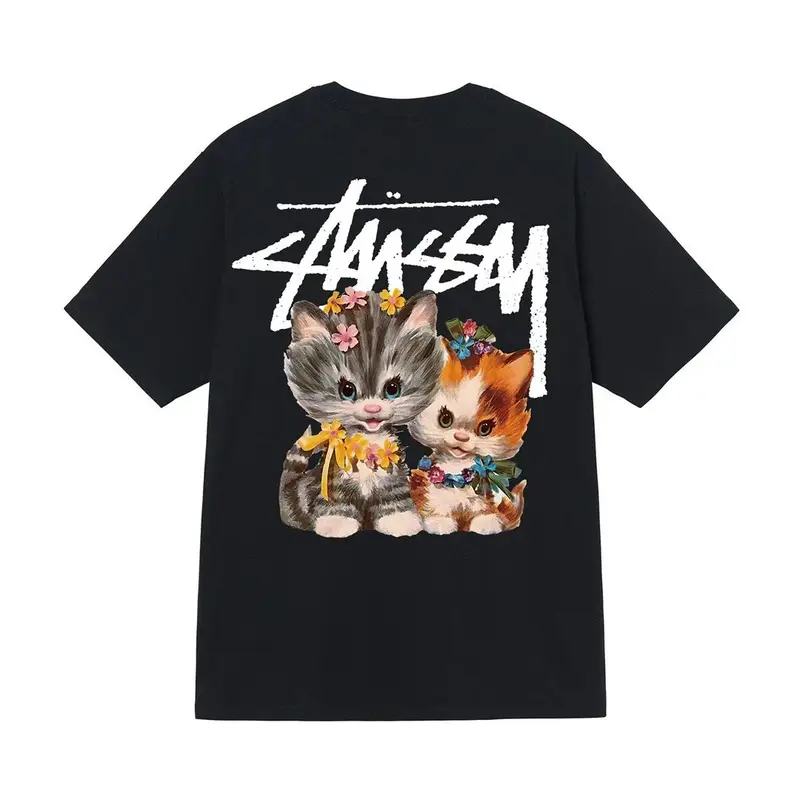 Stussy t-shirt — Black 【 Little Cat 】 colorway — Joyagoo Spreadsheet photo