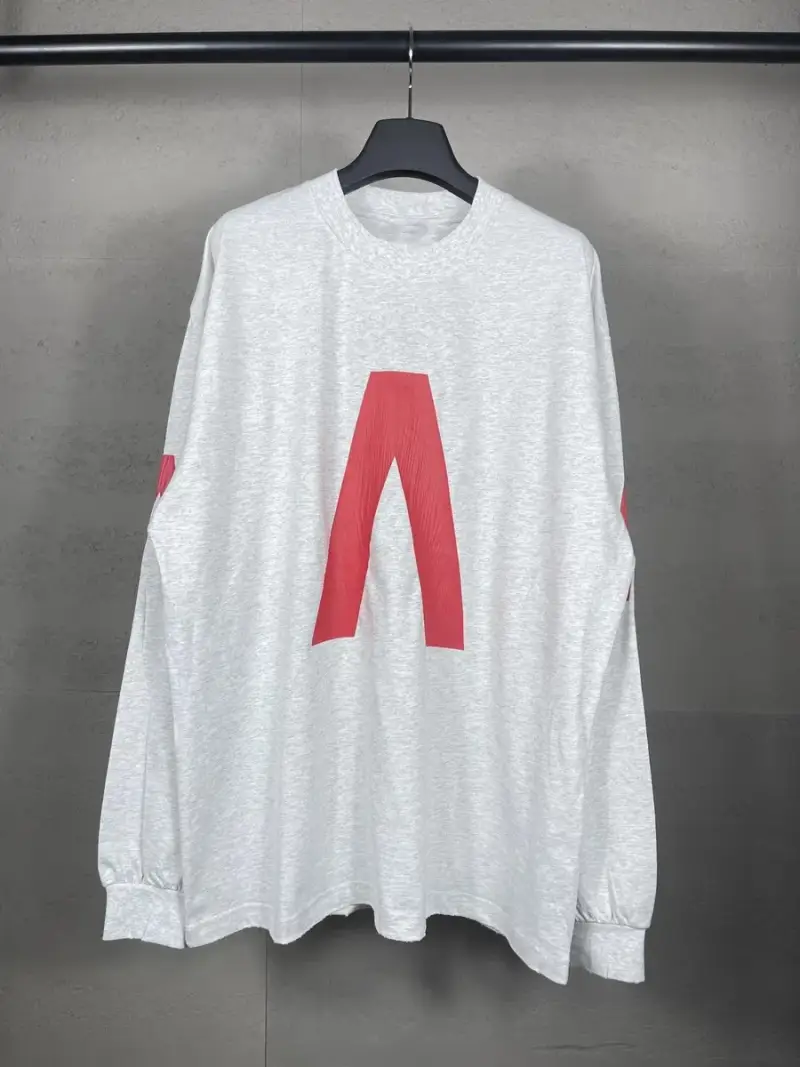 Balenciaga Archive Longsleeve Hoodie — Grey white colorway — Joyagoo Spreadsheet photo