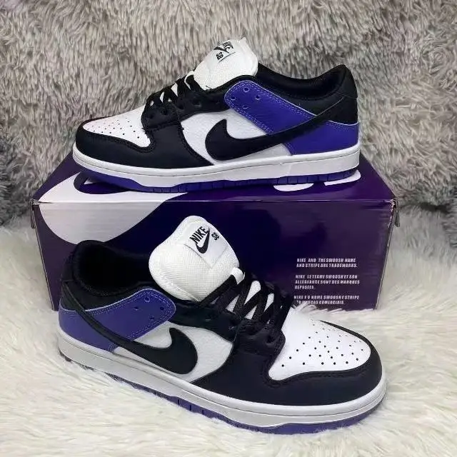 Dunk SB Court Purple Shoes — Black purple colorway — Joyagoo Spreadsheet photo