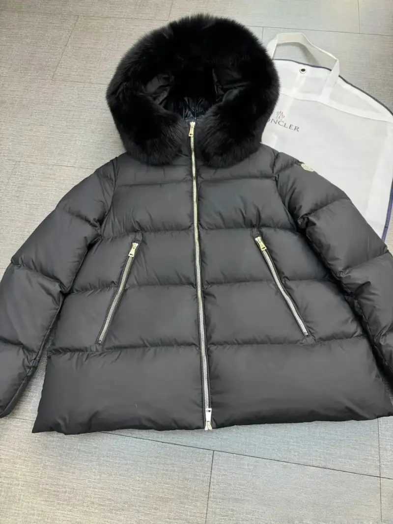 Moncler Laichefur Down Jacket for Womens — Black colorway — Joyagoo Spreadsheet photo