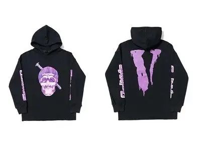 VLONE Hoodie — Black Purple Skeleton colorway — Joyagoo Spreadsheet photo
