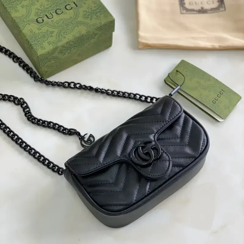 Gucci GG marmont — 16.5cm black colorway — Joyagoo Spreadsheet photo