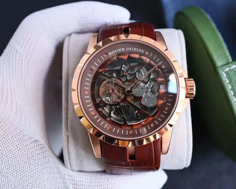 Roger Dubuis Skeleton Watch — Rose Gold Shell-Kapan Kapi colorway — Joyagoo Spreadsheet photo
