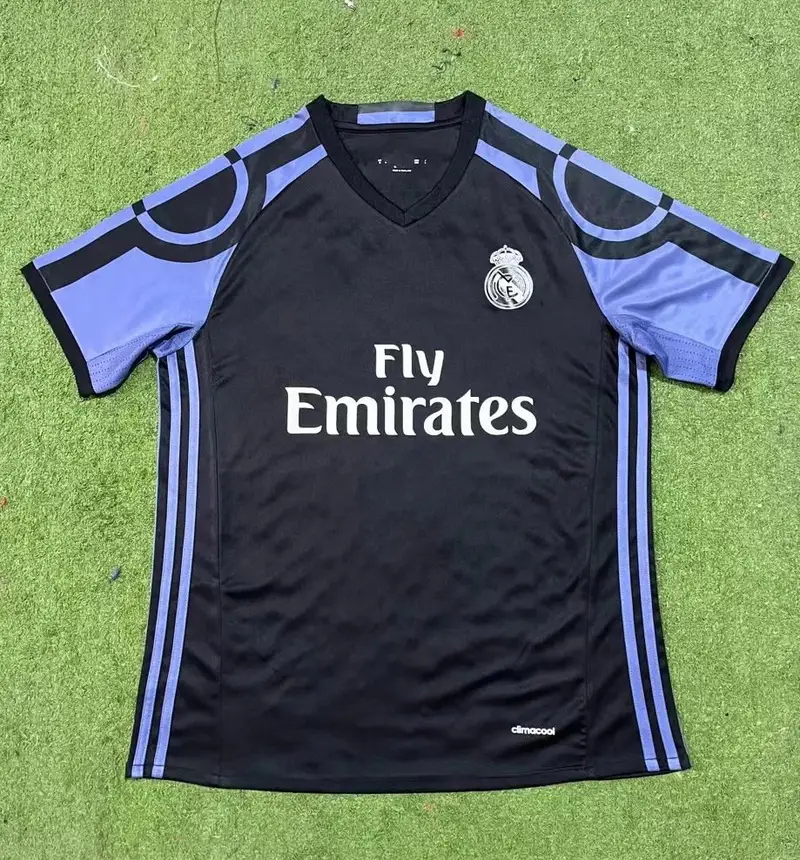 China Jersey 2018 — 16-17 Real Madrid Two-guest Black colorway — Joyagoo Spreadsheet photo