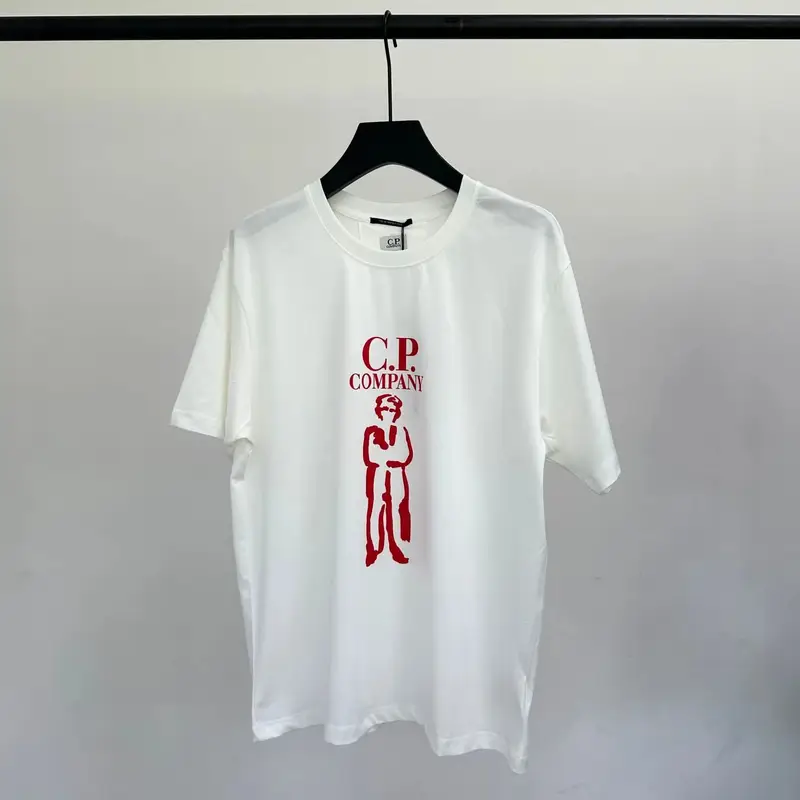 CP Company Logo T-Shirt — 9013 White colorway — Joyagoo Spreadsheet photo