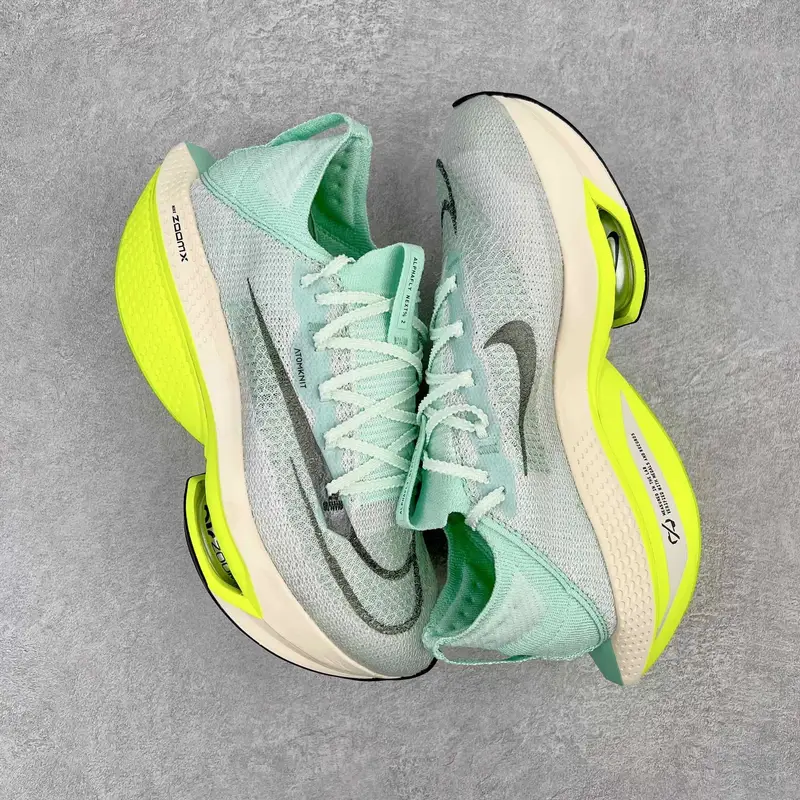 Nike Air ZoomX AlphaFly NEXT% 2 — Mint green colorway — Joyagoo Spreadsheet photo