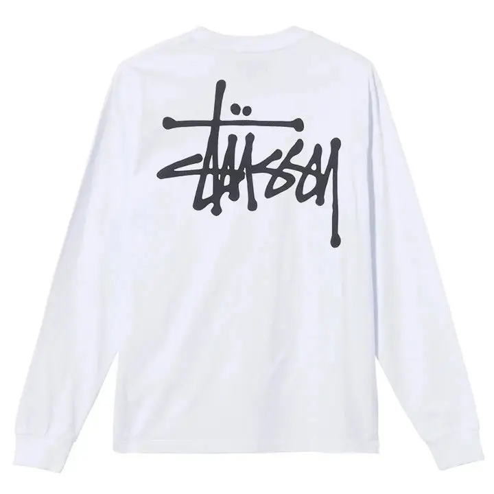Stussy t-shirt — White basic long sleeve] colorway — Joyagoo Spreadsheet photo