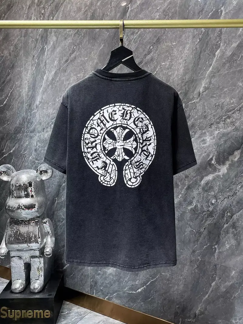 Chrome Hearts Leather Tee — 8773 wash water black colorway — Joyagoo Spreadsheet photo