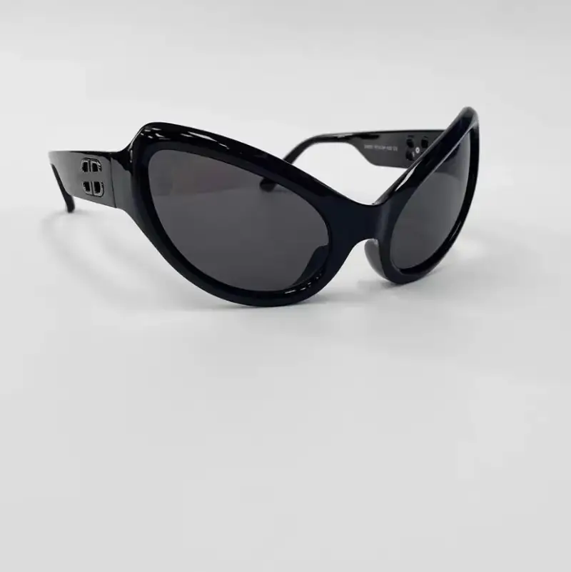 Balenciaga Sunglasses — Black frame， black gray slice colorway — Joyagoo Spreadsheet photo