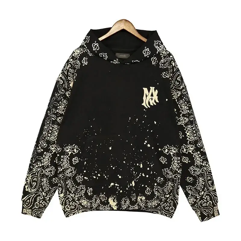 Amiri Bandana Hoodie — black colorway — Joyagoo Spreadsheet photo