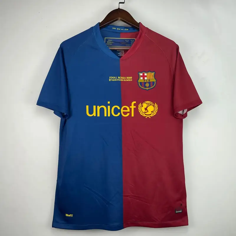 China Jersey 2018 — 08-09 Barcelona home Champions League Ed colorway — Joyagoo Spreadsheet photo