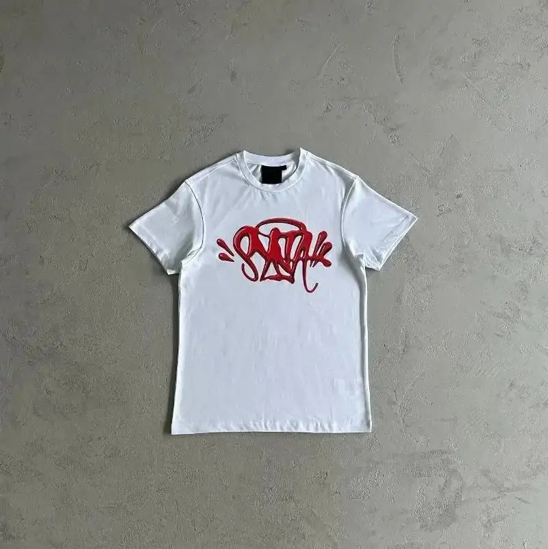 Syna World Playboy T-Shirt — SYTX06-White-Red Label colorway — Joyagoo Spreadsheet photo