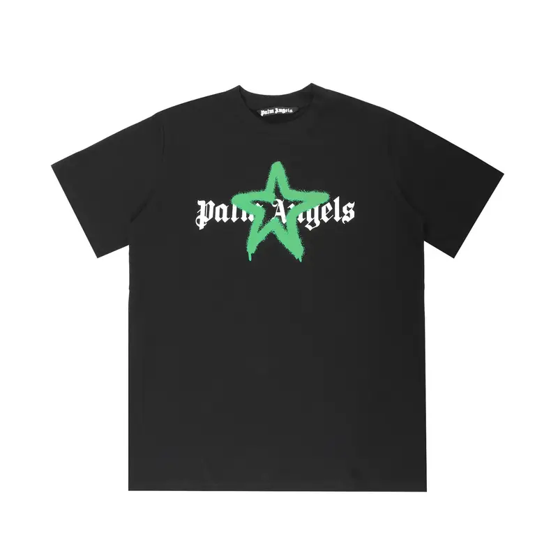 Palm Angels Tees — 2220 Black-Green Print colorway — Joyagoo Spreadsheet photo
