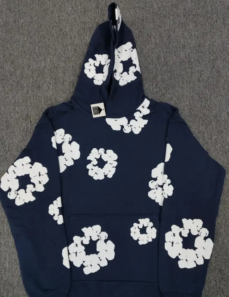 Denim Tears Offset Hoodie — navy blue colorway — Joyagoo Spreadsheet photo