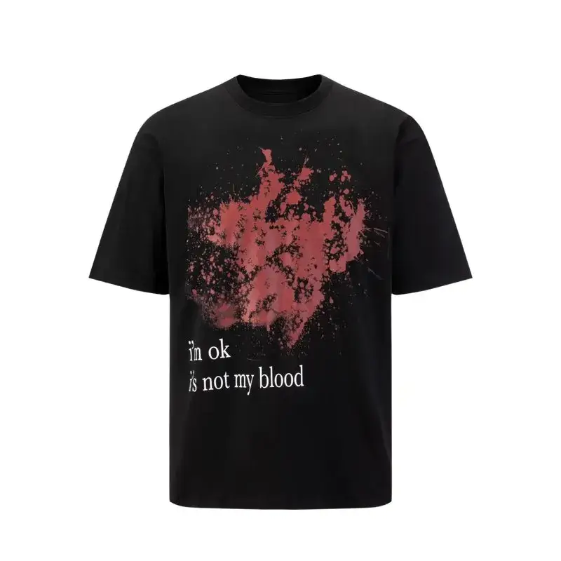 Ken Carson T Shirt With Blood — black colorway — Joyagoo Spreadsheet photo
