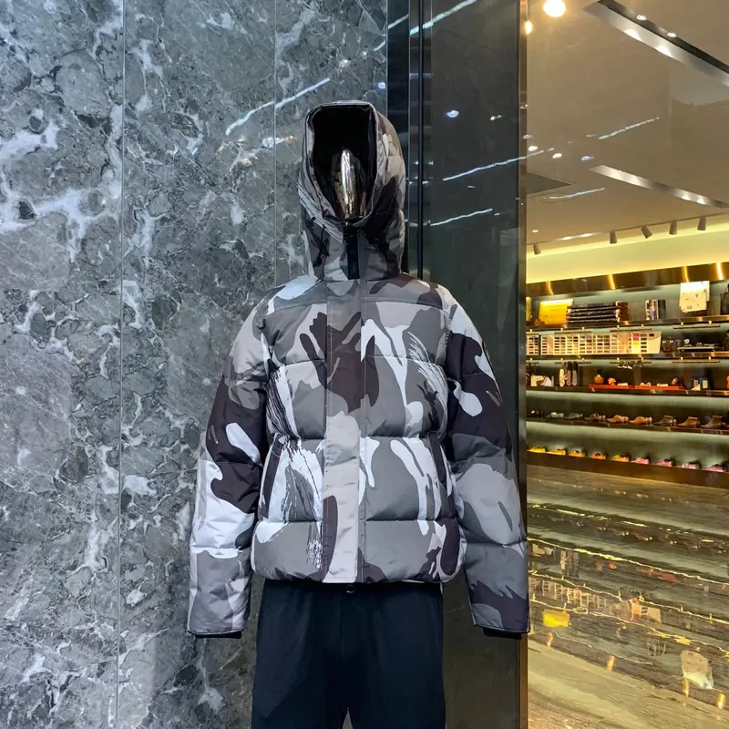 Canada Goose Wyndham Jacket — Grey camouflage colorway — Joyagoo Spreadsheet photo