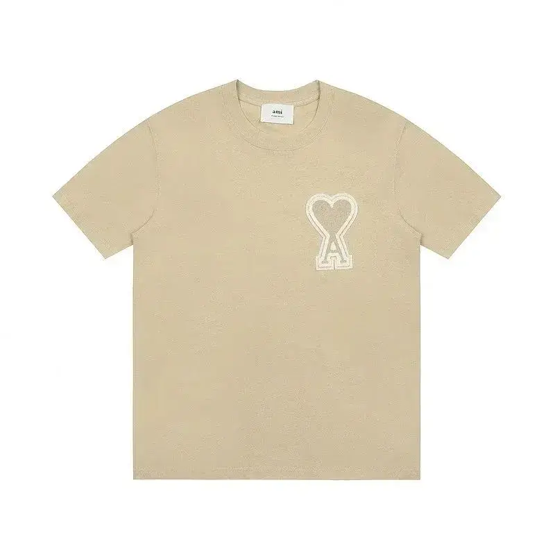 Ami Paris T-Shirts With Big Logo — oatmeal colorway — Joyagoo Spreadsheet photo